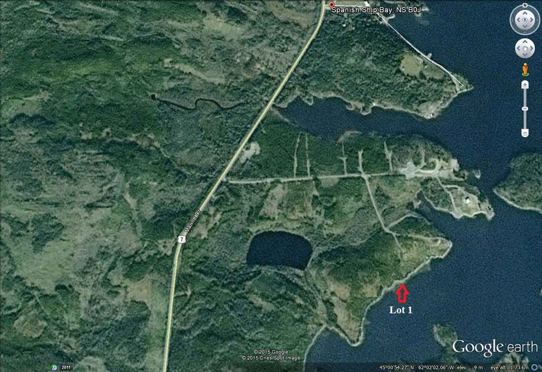 Spanish Ship Bay Estates 2.13 Acre Property in Nova Scotia Shore